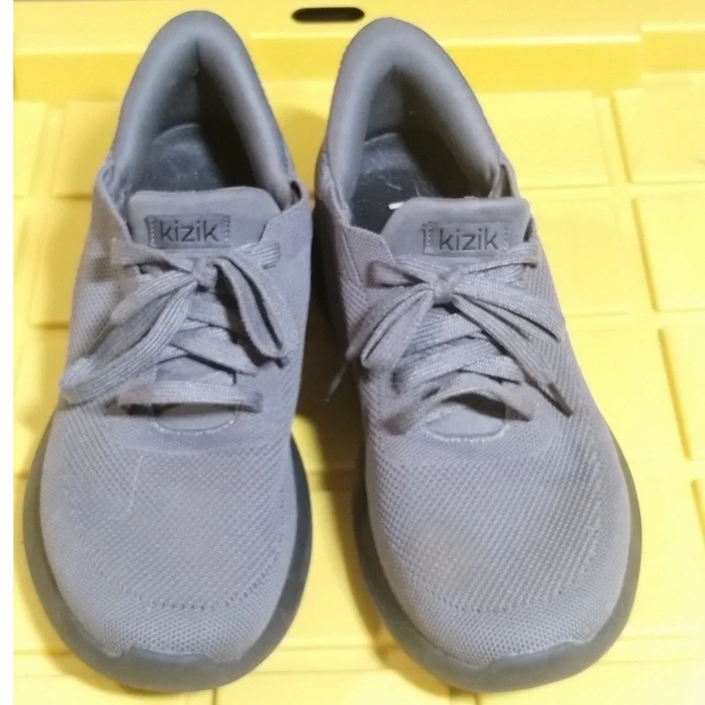 Kizik Roamer Hands-Free Gray Mesh Athletic Slip On Sneakers Mens 11.5